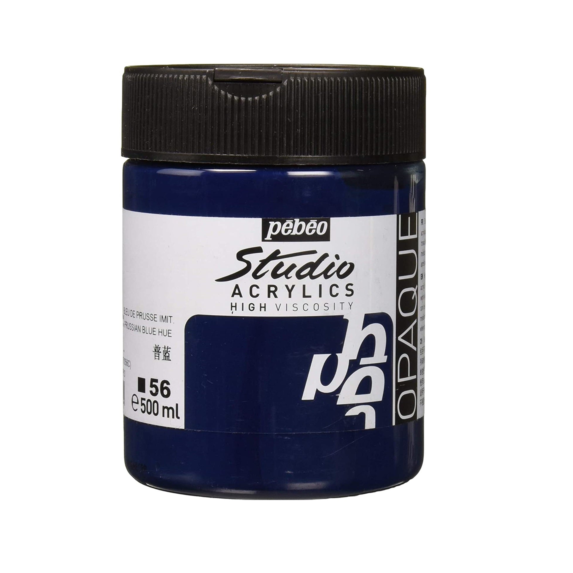 Pebeo Studio Acrylic Paint High Viscosity 500ml - Loose Colours